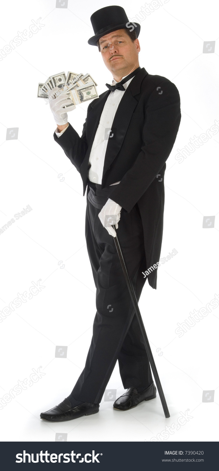 tuxedo with top hat