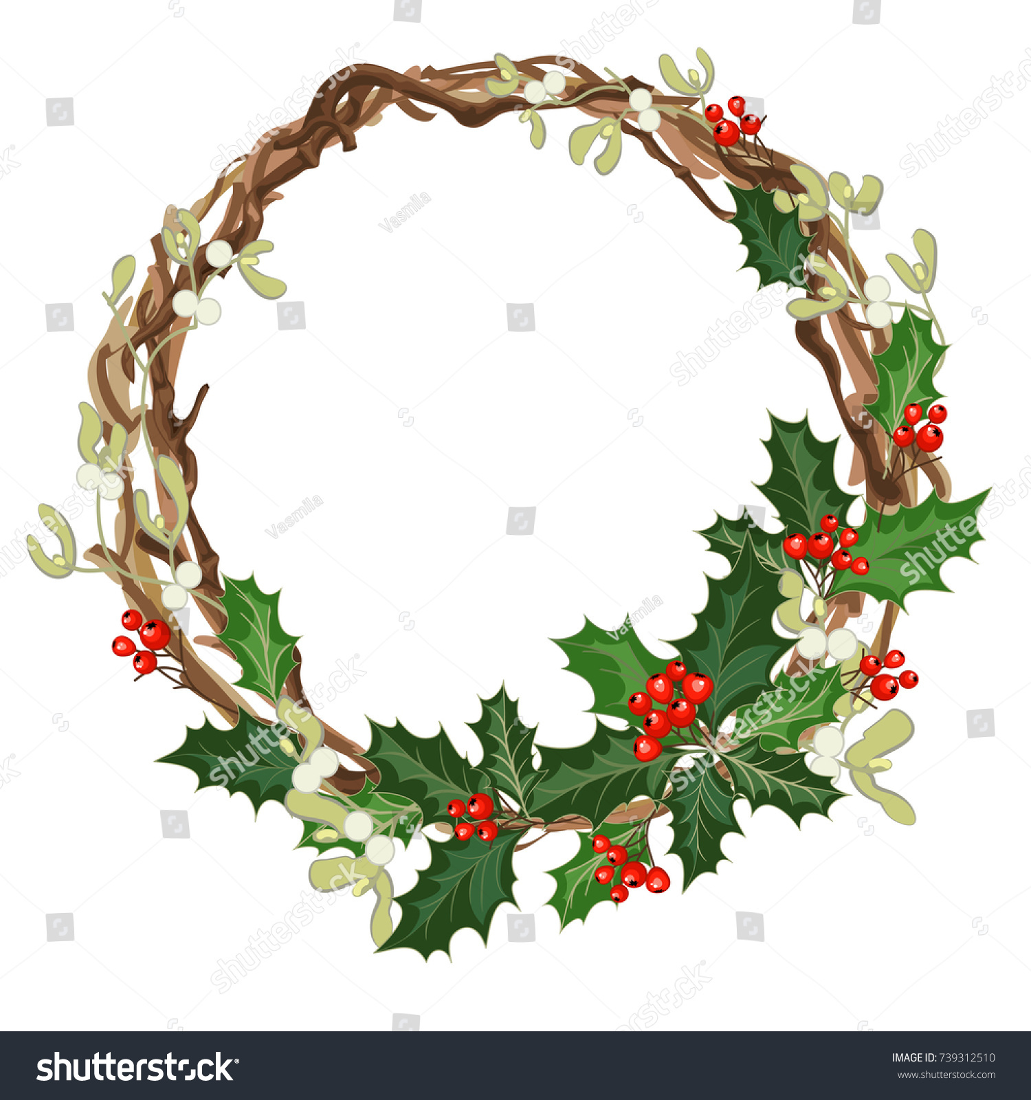 Details about   holly BErries Romantic Holiday Christmas mistletoe Mistle toe Ornament Decor 