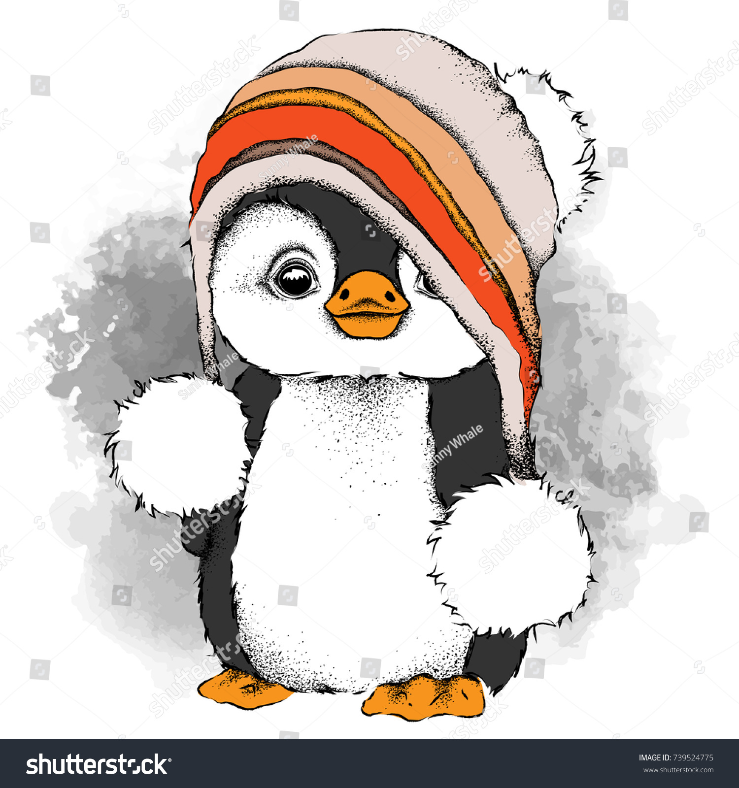 Милый новогодний Пингвин