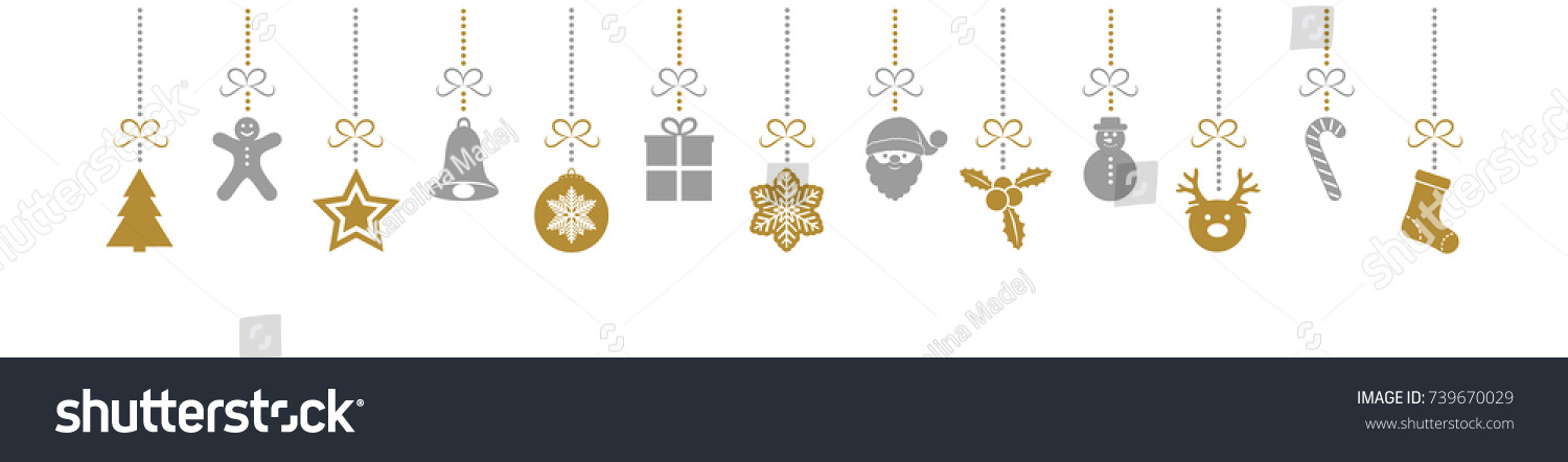 1,433 Gold and silver christmas cookies Images, Stock Photos & Vectors ...