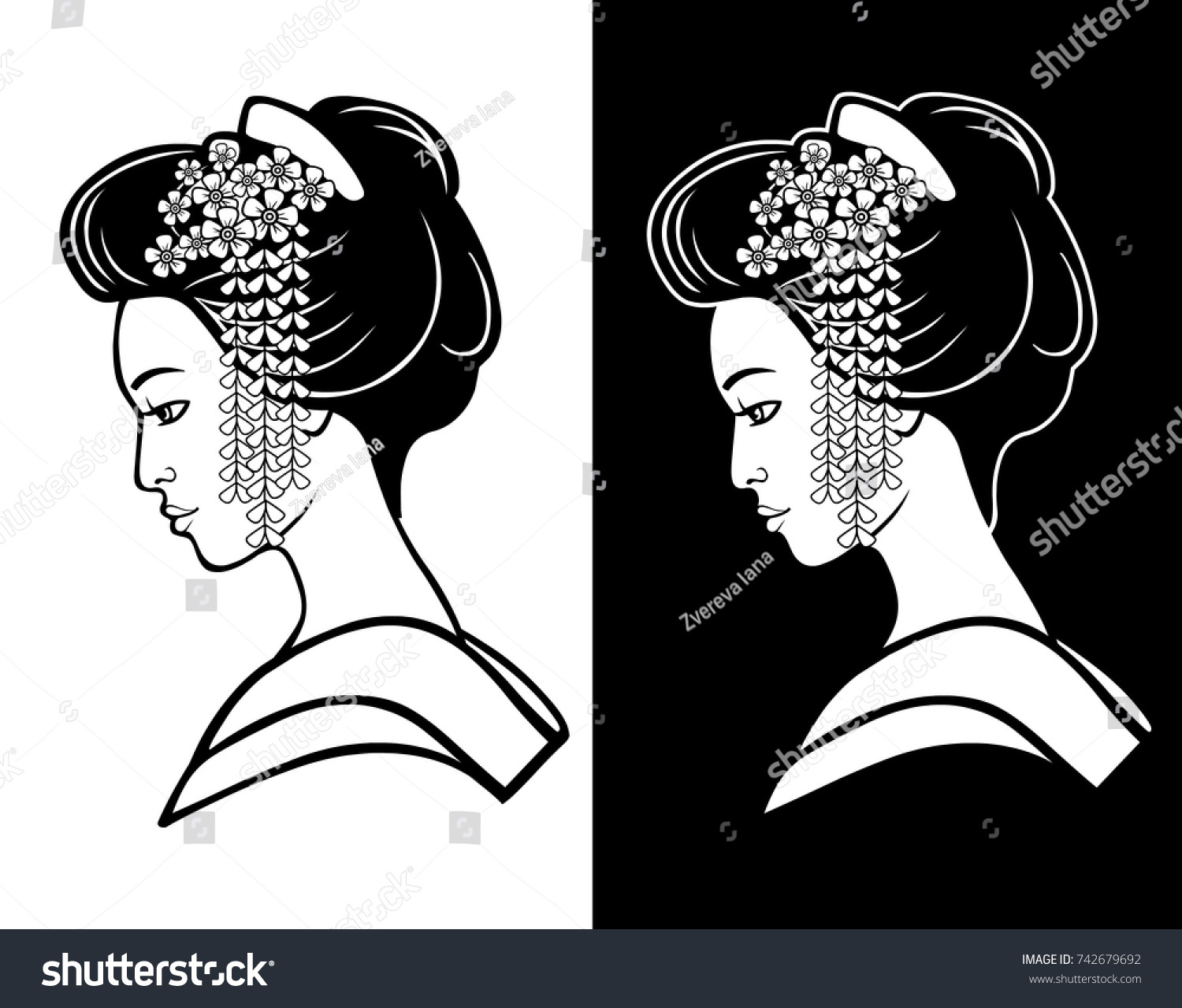 japanese face profile