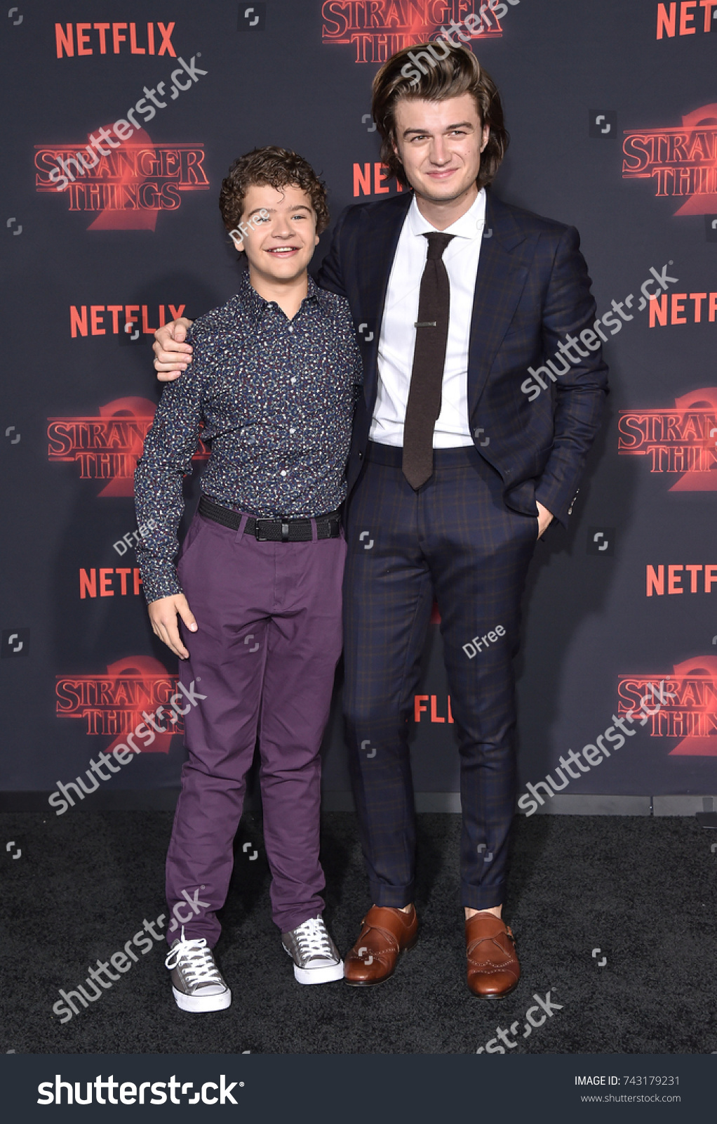 Los Angeles Oct 26 Gaten Matarazzo Stock Photo 743179231 