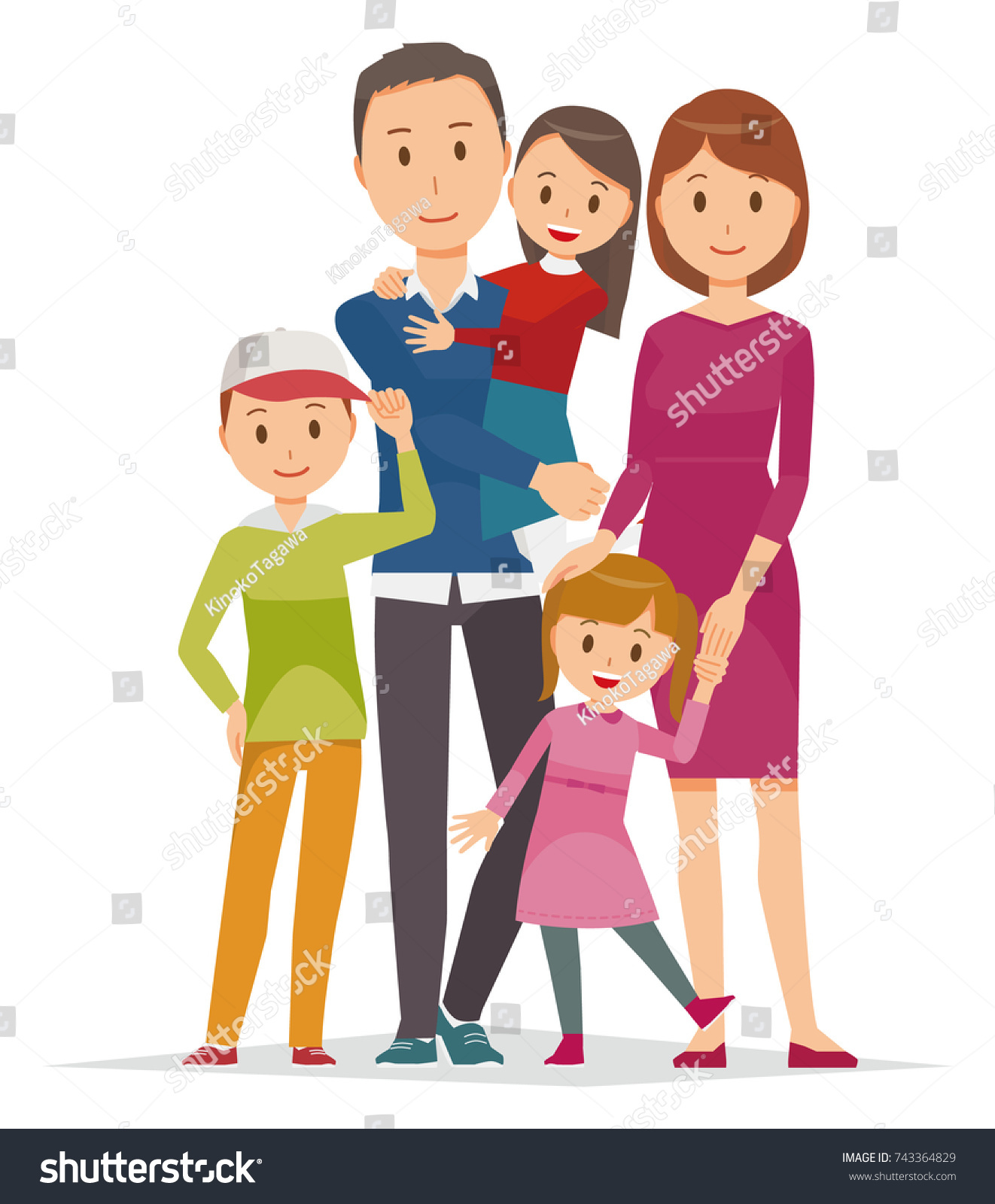 family people vector