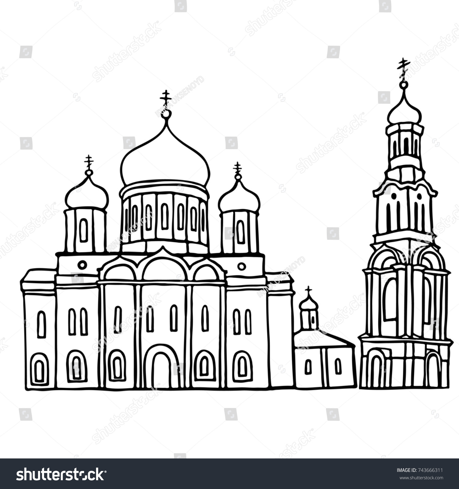 Российский собор очертание церкви