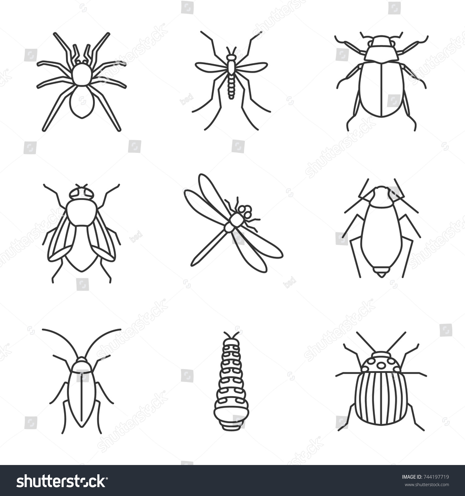 41,237 Bugs Line Art Images, Stock Photos & Vectors Shutterstock