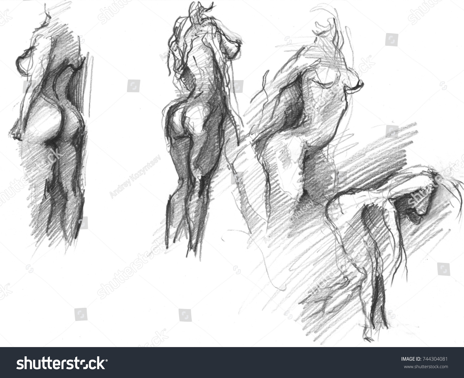Naked lady sketch