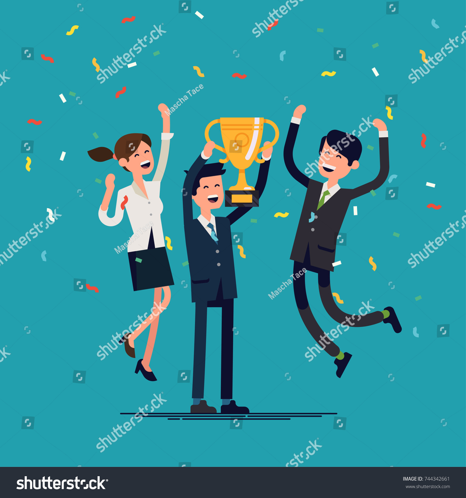 Cool Vector Concept On Prize Winning Stock Vector (Royalty Free ...