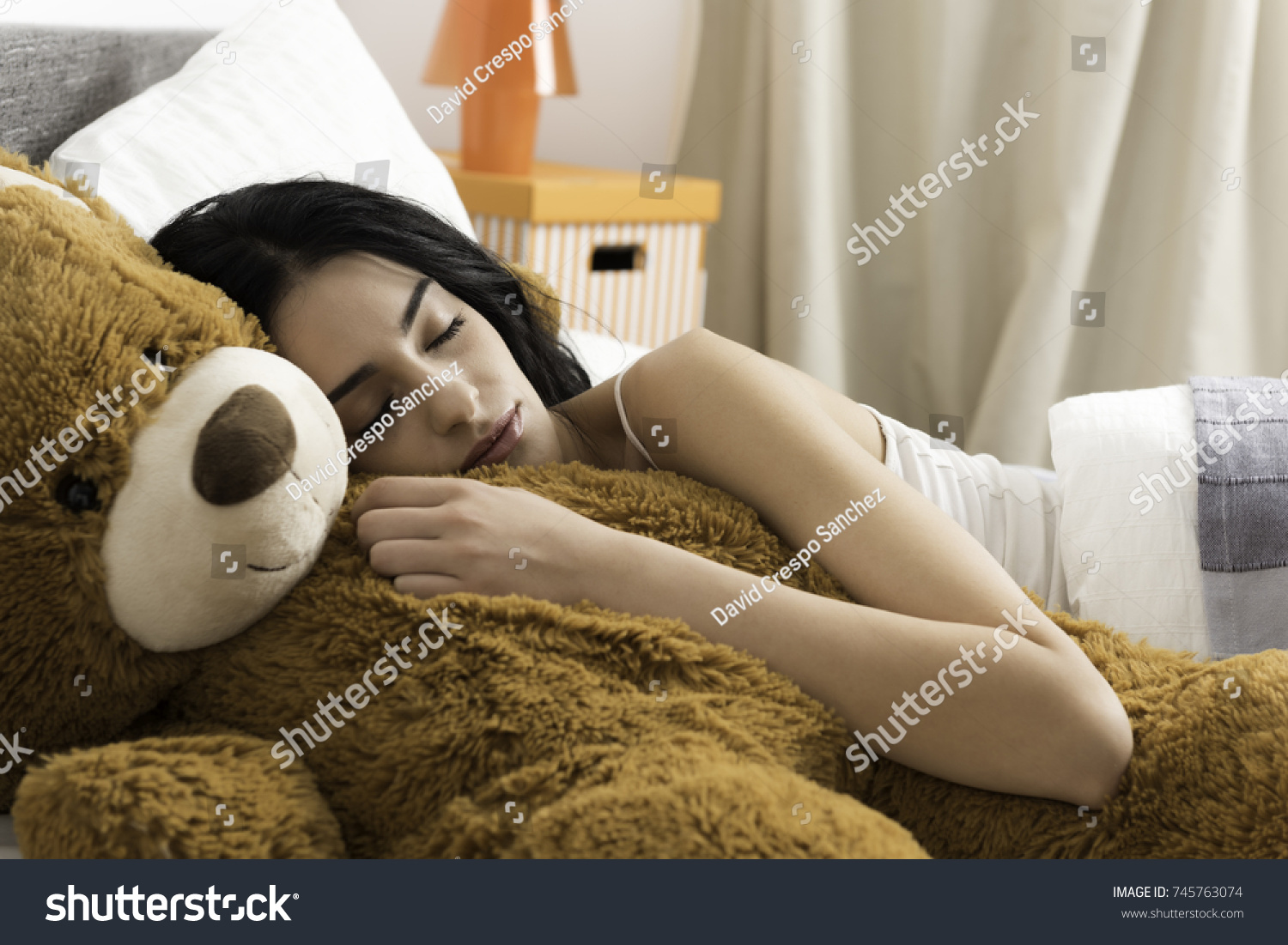 big teddy bear to sleep with