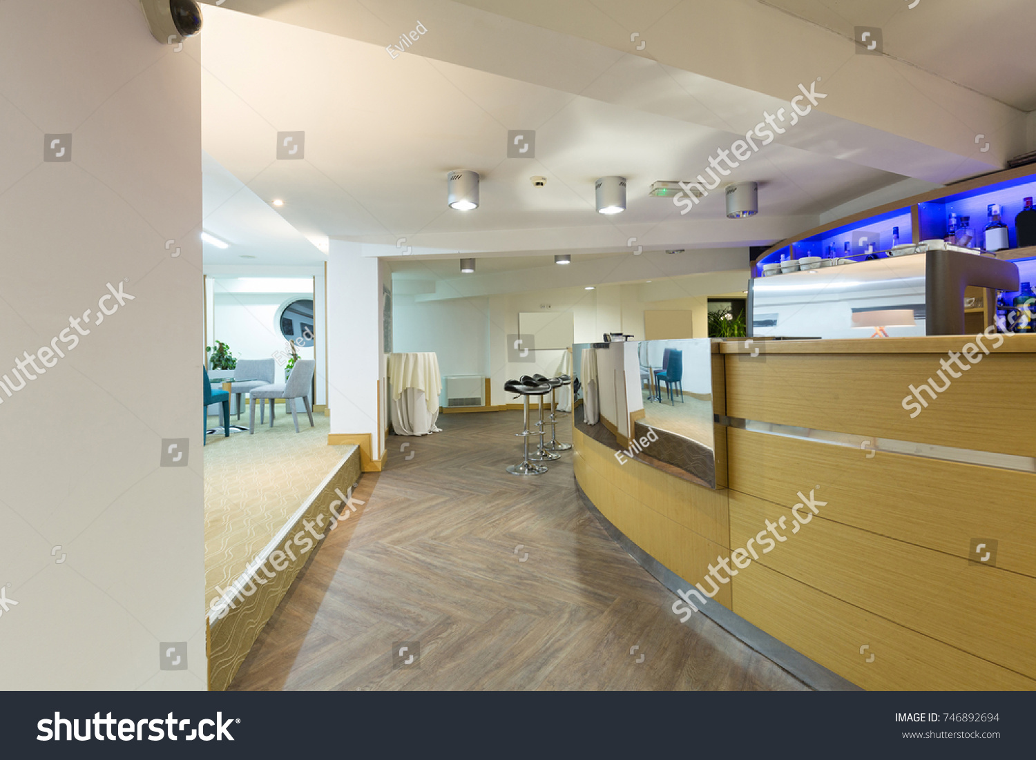 Hotel Lobby Cafe Interior Counter Stock Photo 746892694 | Shutterstock