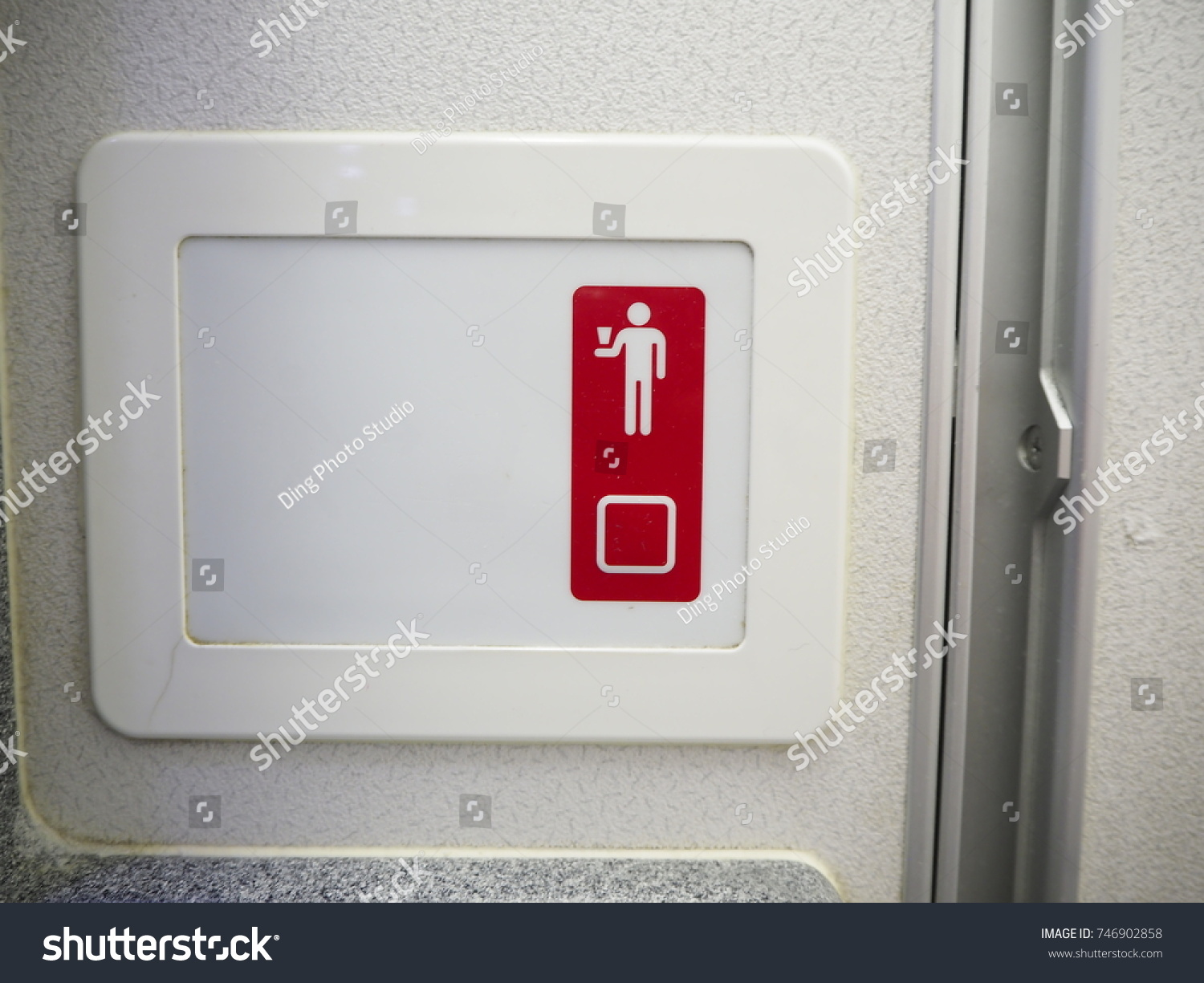 Airplane Toilet Interior Signage Stock Photo 746902858 Shutterstock   Stock Photo Airplane Toilet Interior Signage 746902858 