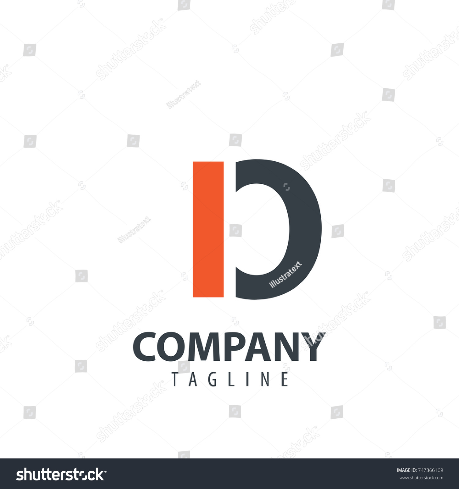 Initial Letter Io Design Logo Stock Vector (Royalty Free) 747366169 ...