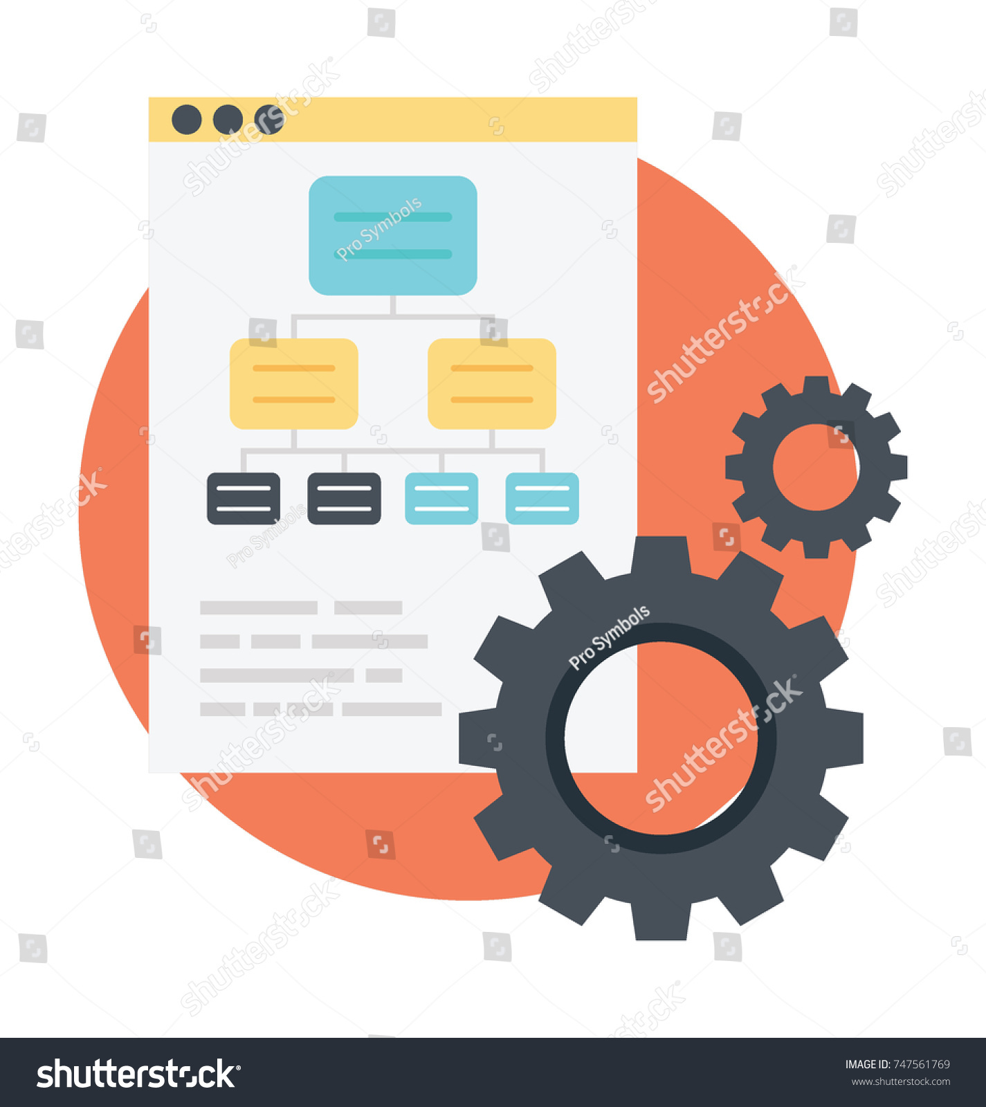 Website Development Process Graphic Designing Stock Vector (Royalty ...