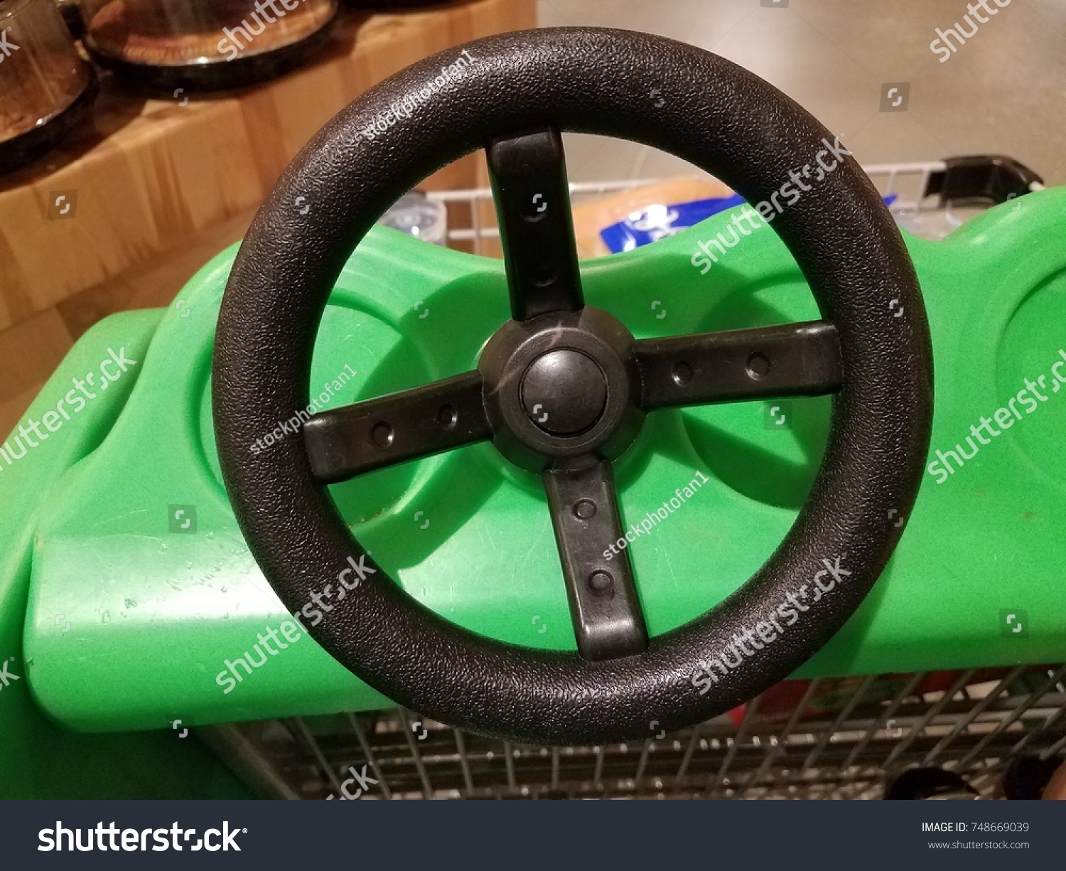 toy steering wheel for shopping cart