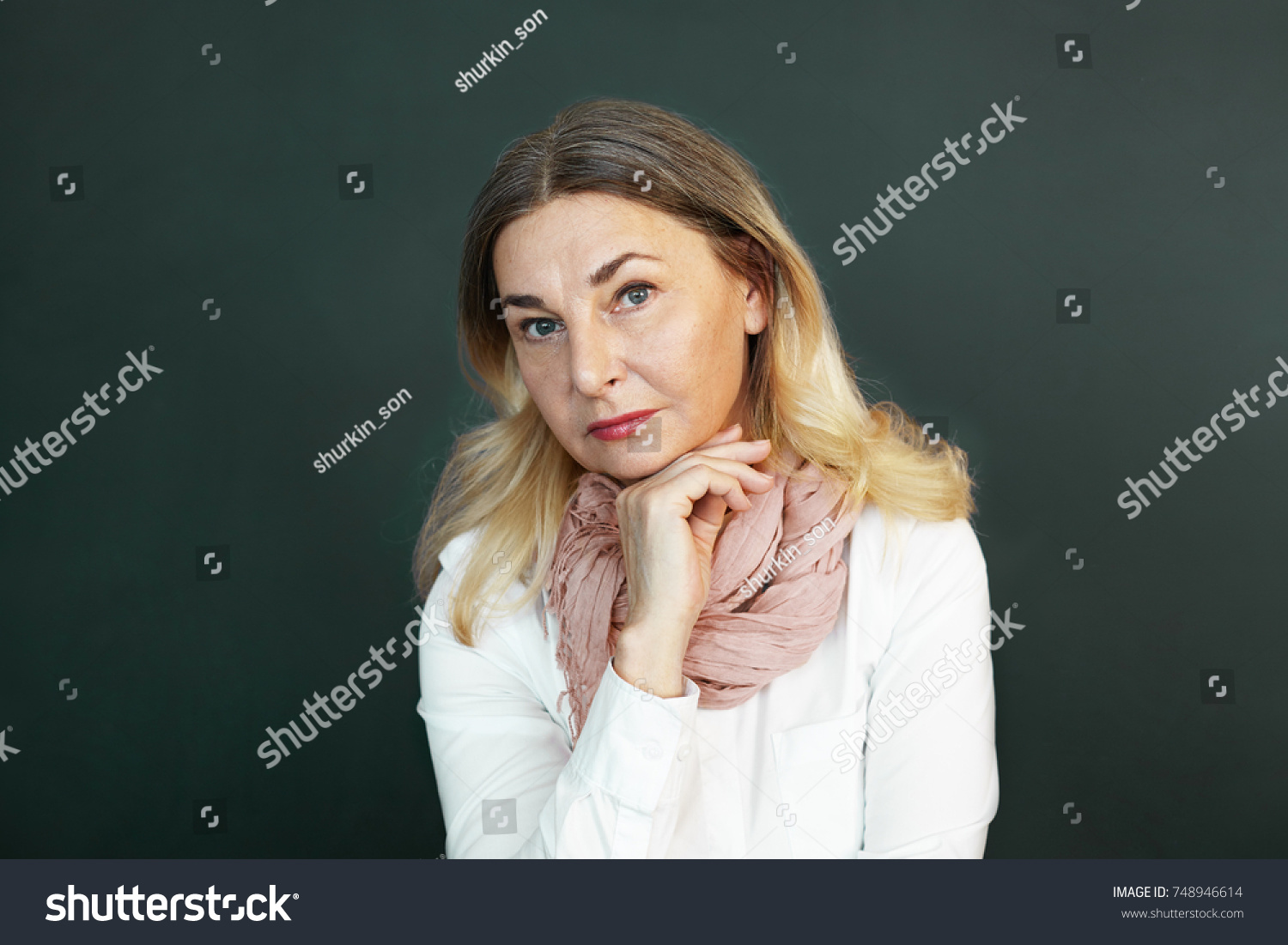 Picture 60 Year Old Senior Female Stock Photo 748946614 | Shutterstock