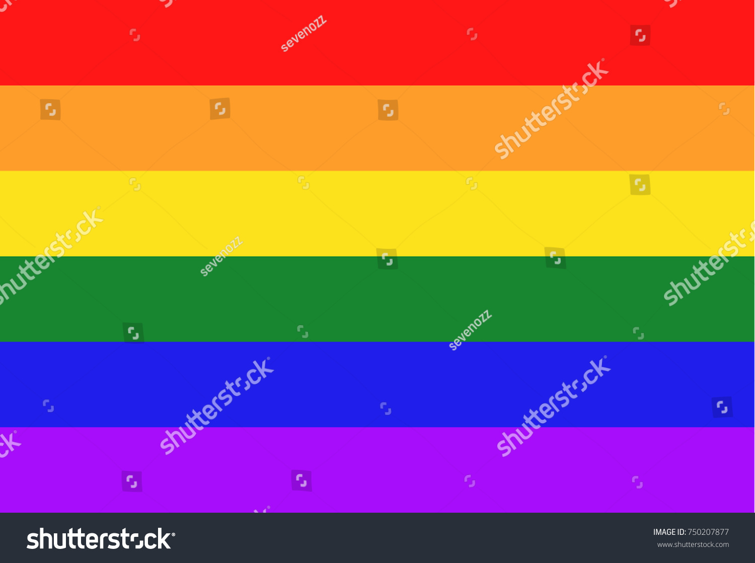 Pride Flag Lgbt Sign Lesbian Gay: стоковая векторная графика (без лицензион...