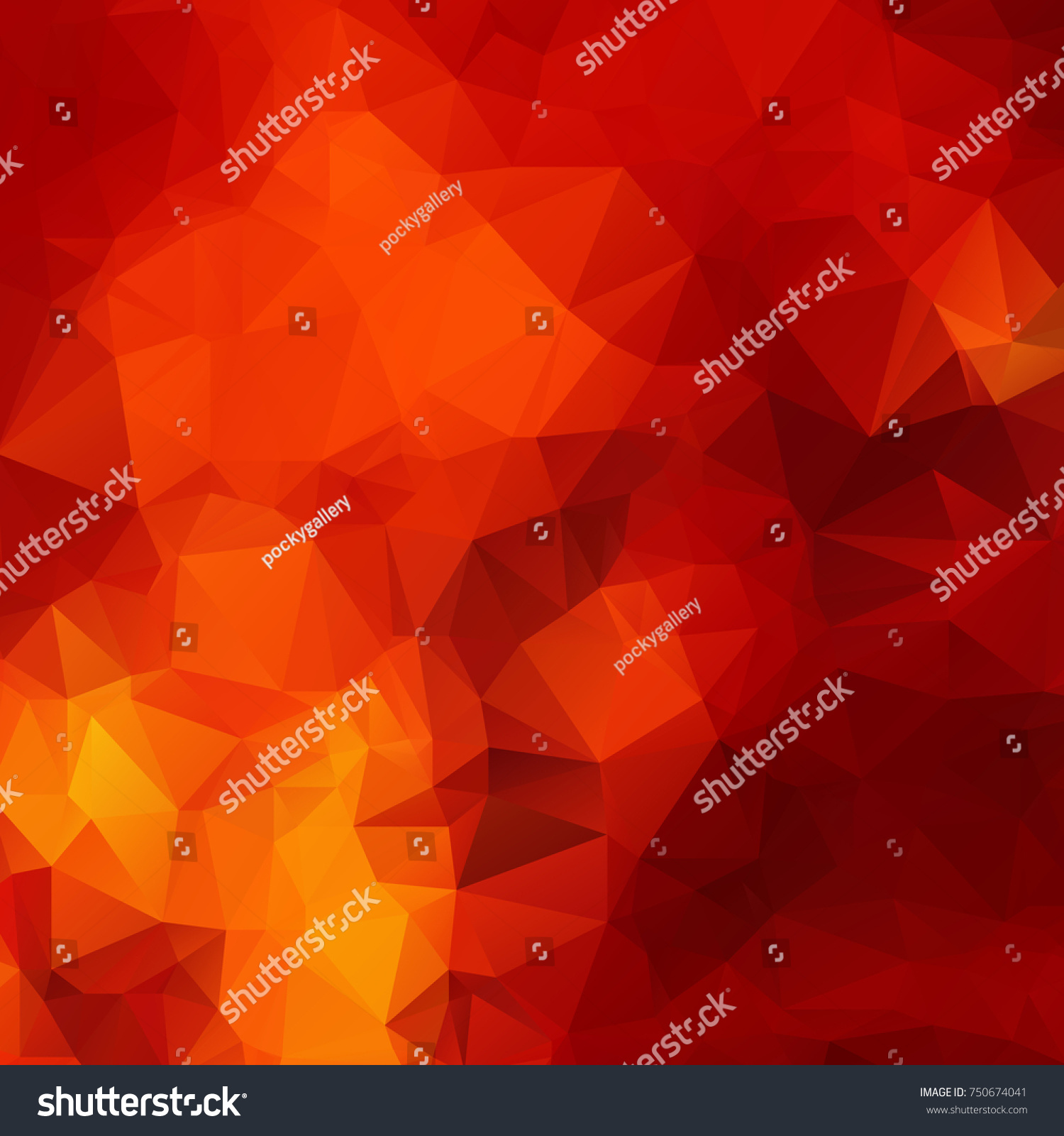 Red Abstract Polygon Texture Background Stock Vector (Royalty Free ...