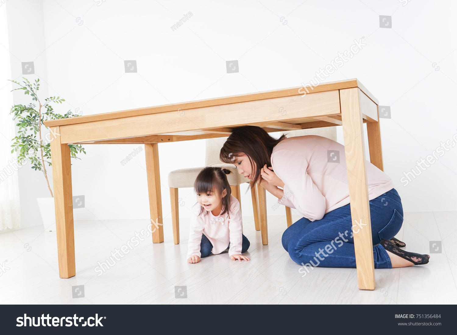 Under Table daughter