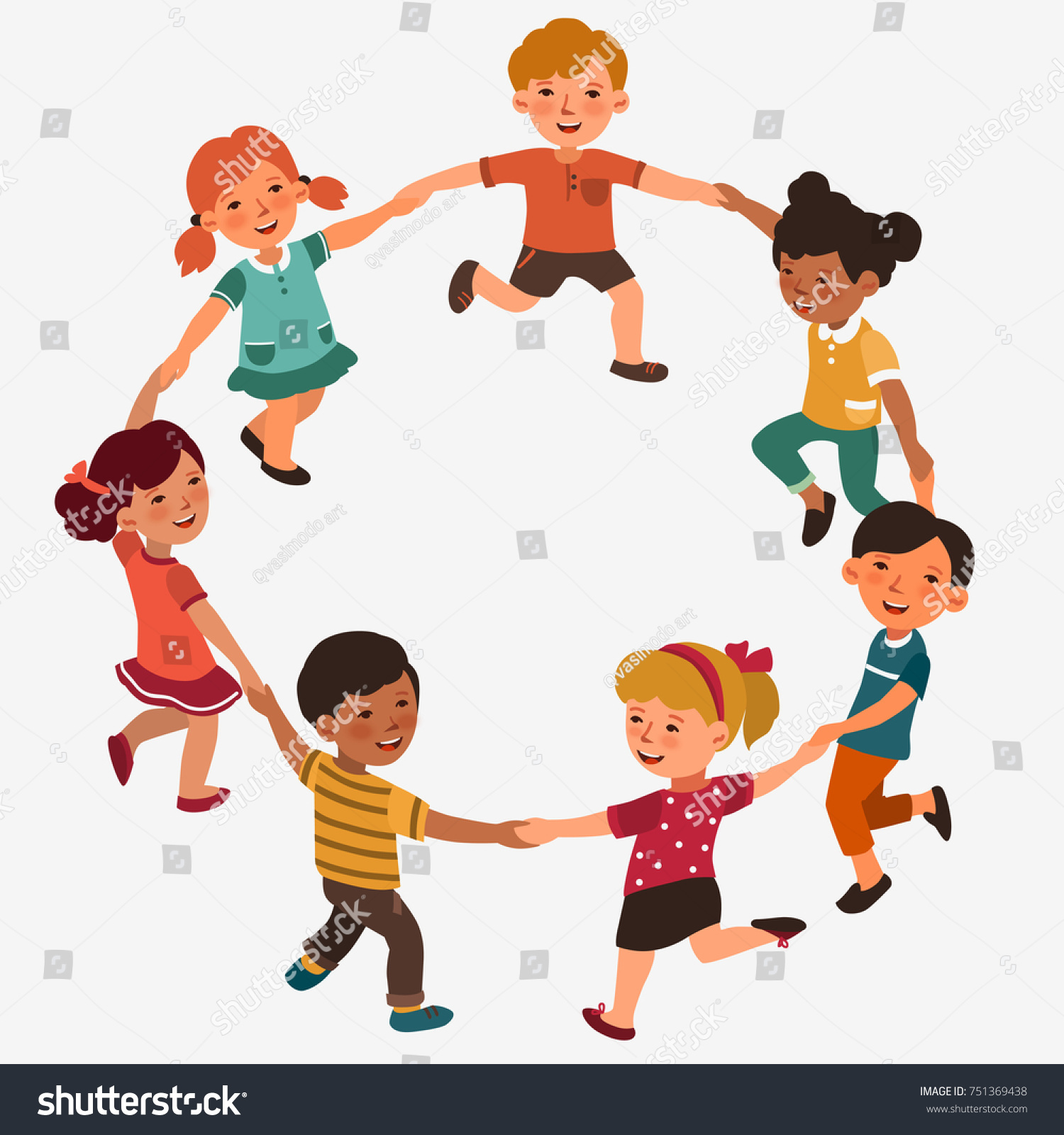 2,991 Kids Dancing In Circle Images, Stock Photos & Vectors | Shutterstock