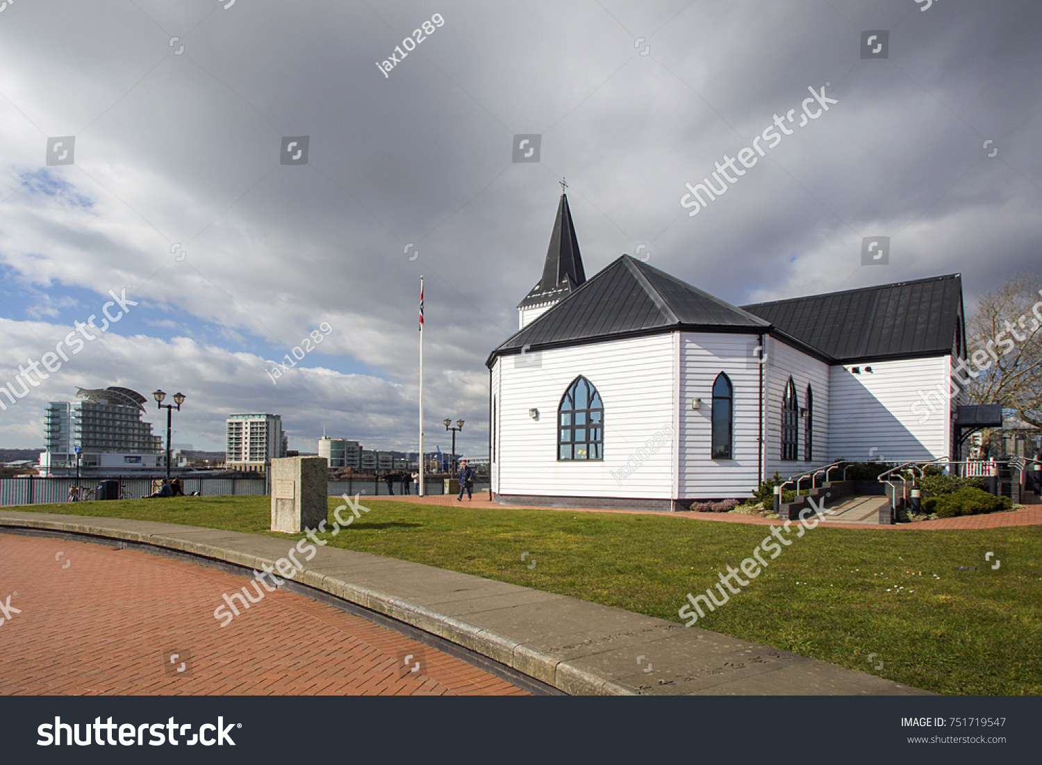 15 Norwegian Seaman Church Images Stock Photos Vectors Shutterstock   Stock Photo Cardiff Uk March The Norwegian Church Arts Centre Is A Point Of Cultural And Historical 751719547 