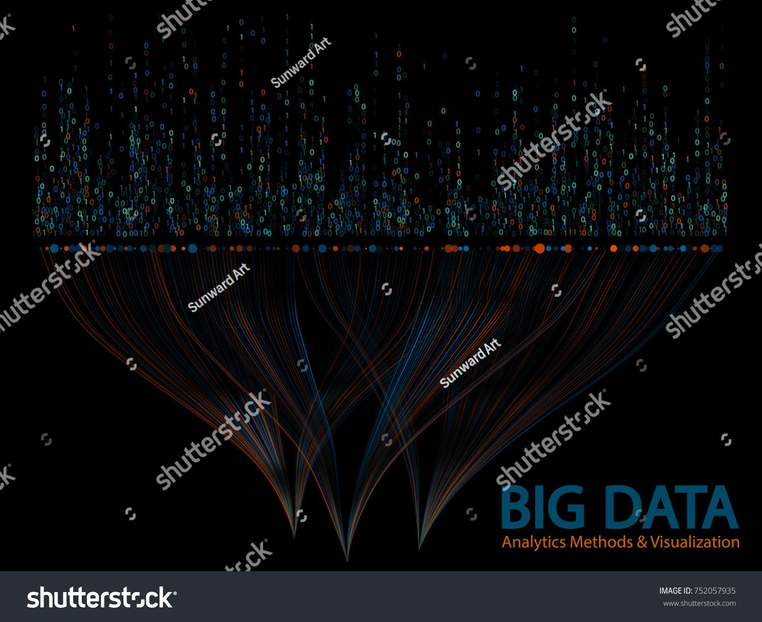 Big Data Analytics Methods Visualization Concept Big Data Analytics Methods Visualization Concept