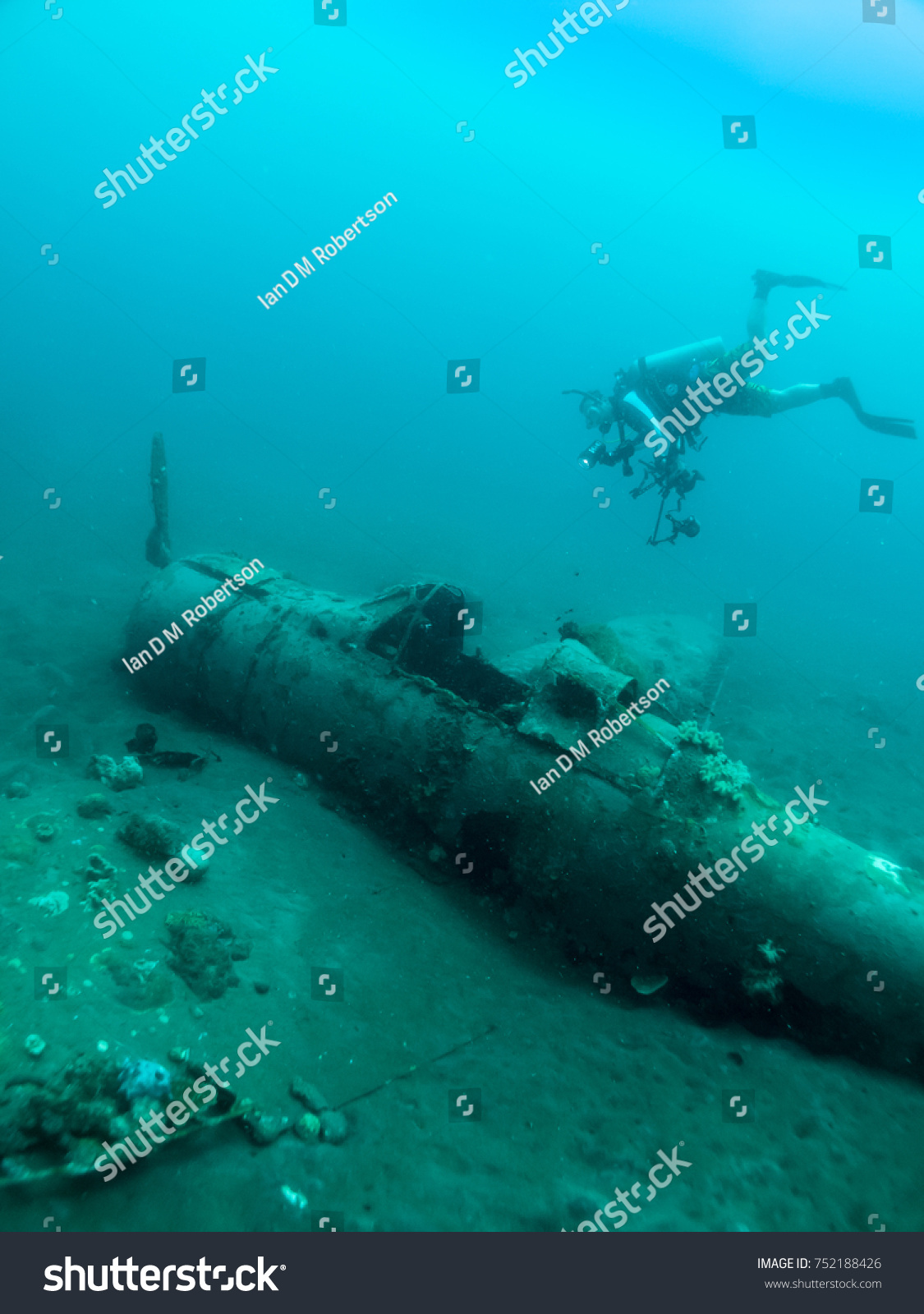 ditched-wwii-japanese-fighter-aircraft-on-stock-photo-752188426