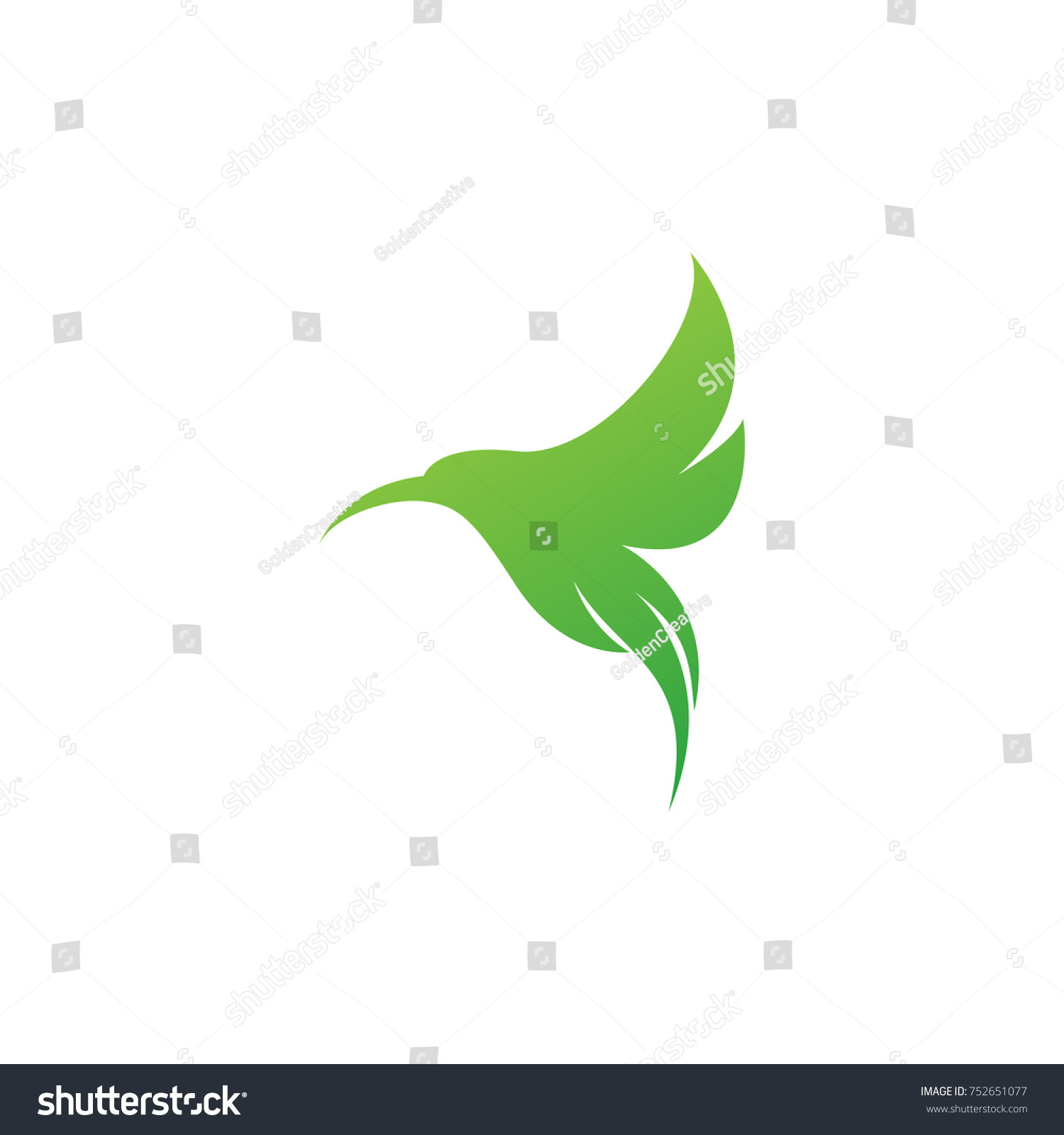 Beautiful Bird Logo Template Stock Vector (Royalty Free) 752651077 ...