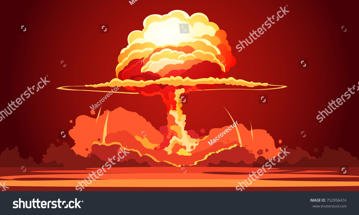 Атомный взрыв вектор