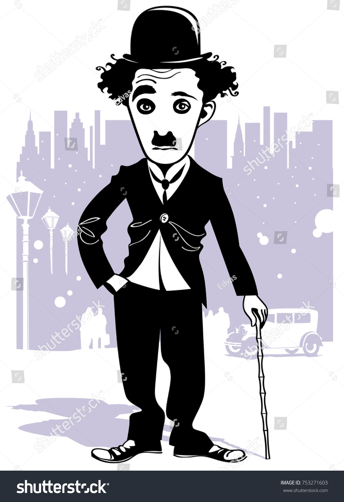 Charlie Chaplin cartoon