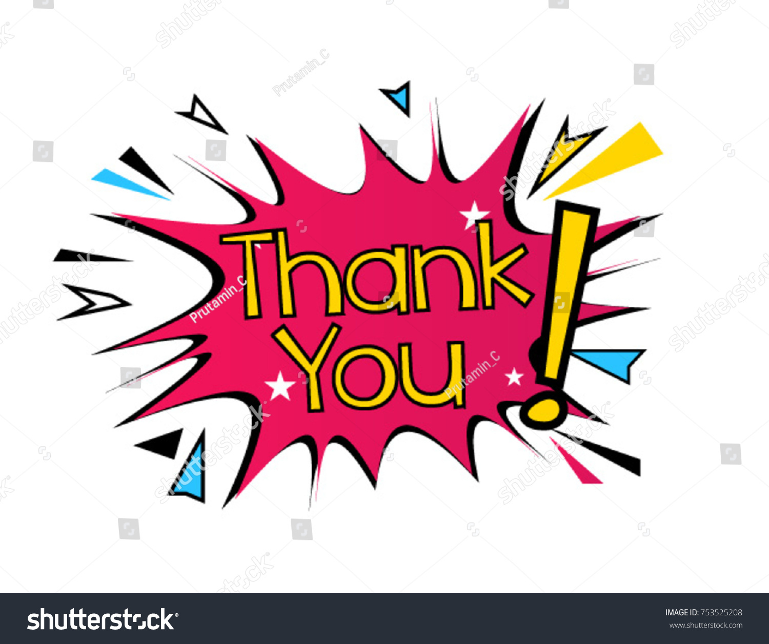 Thank You Beautiful Greeting Card Poster Stock Vector (Royalty Free ...