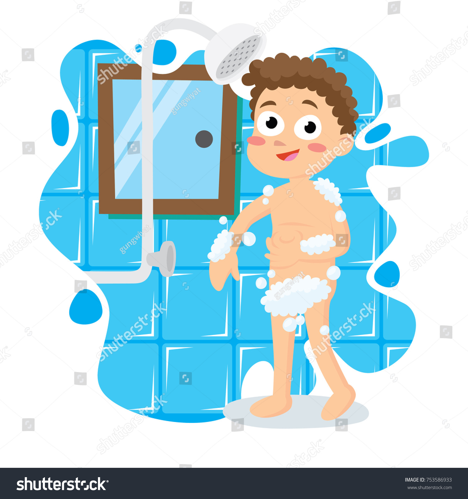 Children Healthy Habit Poster Series Hygiene Stock Vector (Royalty Free ...