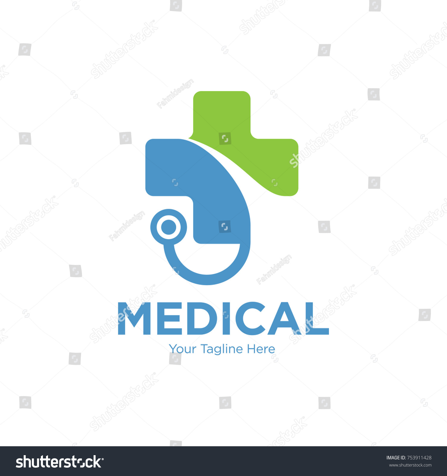 Logo Health Care Phonendoscope Stock Vector (Royalty Free) 753911428 ...