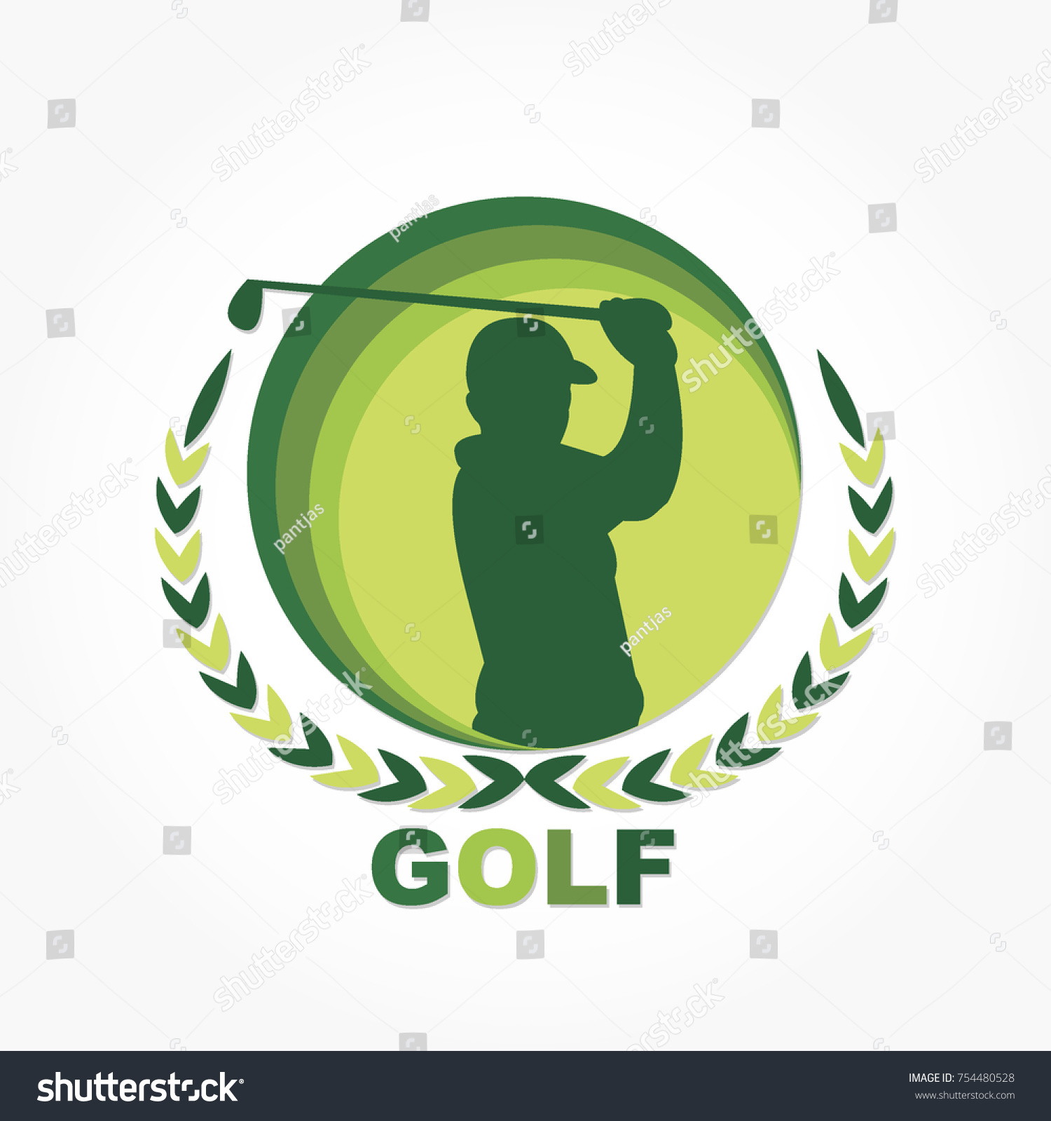 Golf Logo Vector Golf Club Golf Stock Vector (Royalty Free) 754480528 ...