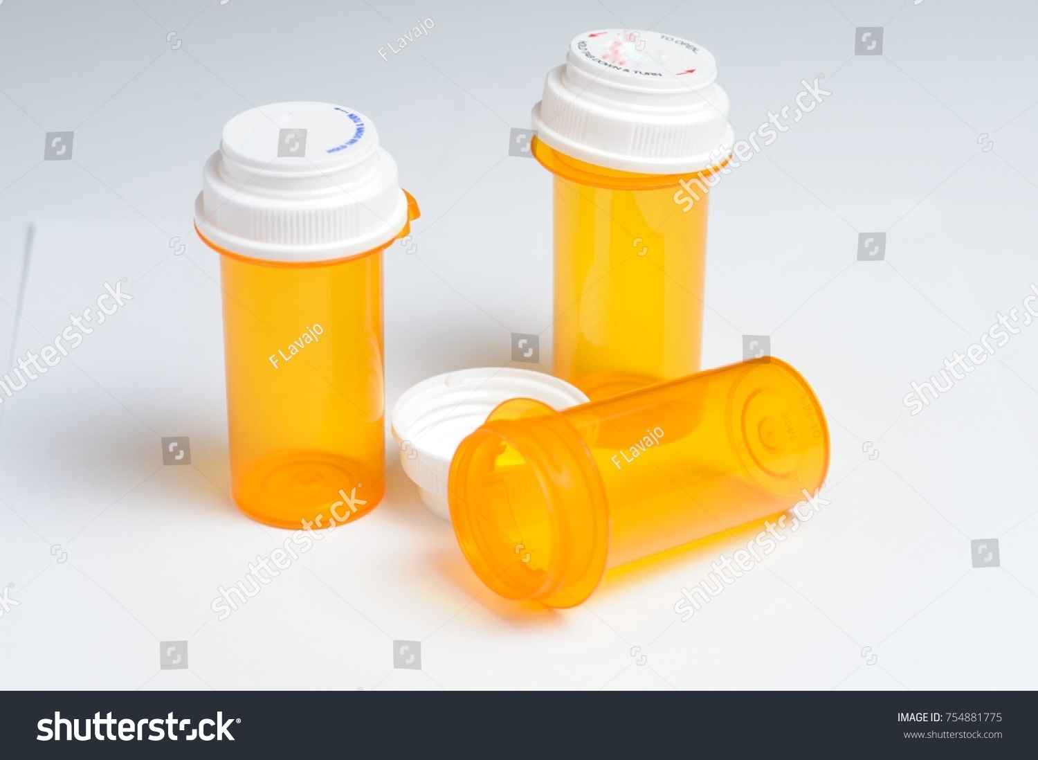 Empty Pill Bottles Stock Photo 754881775 | Shutterstock