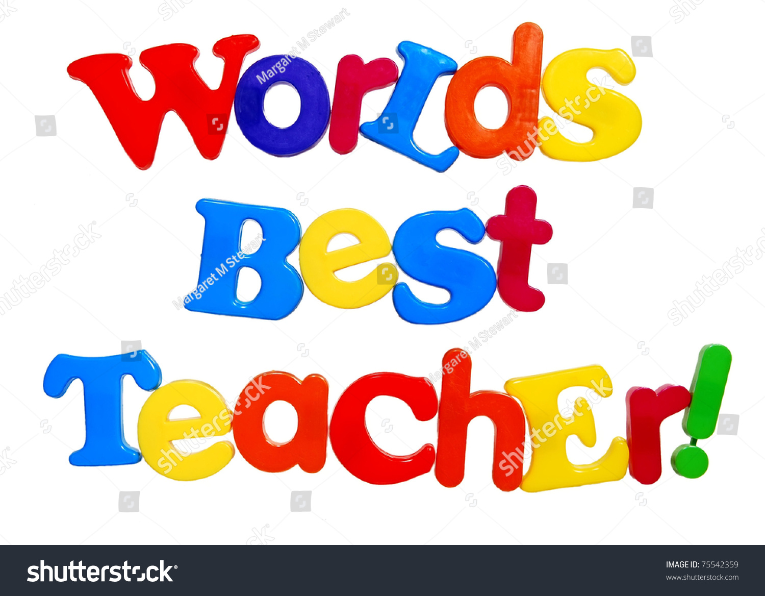 World best teacher. Best teacher.