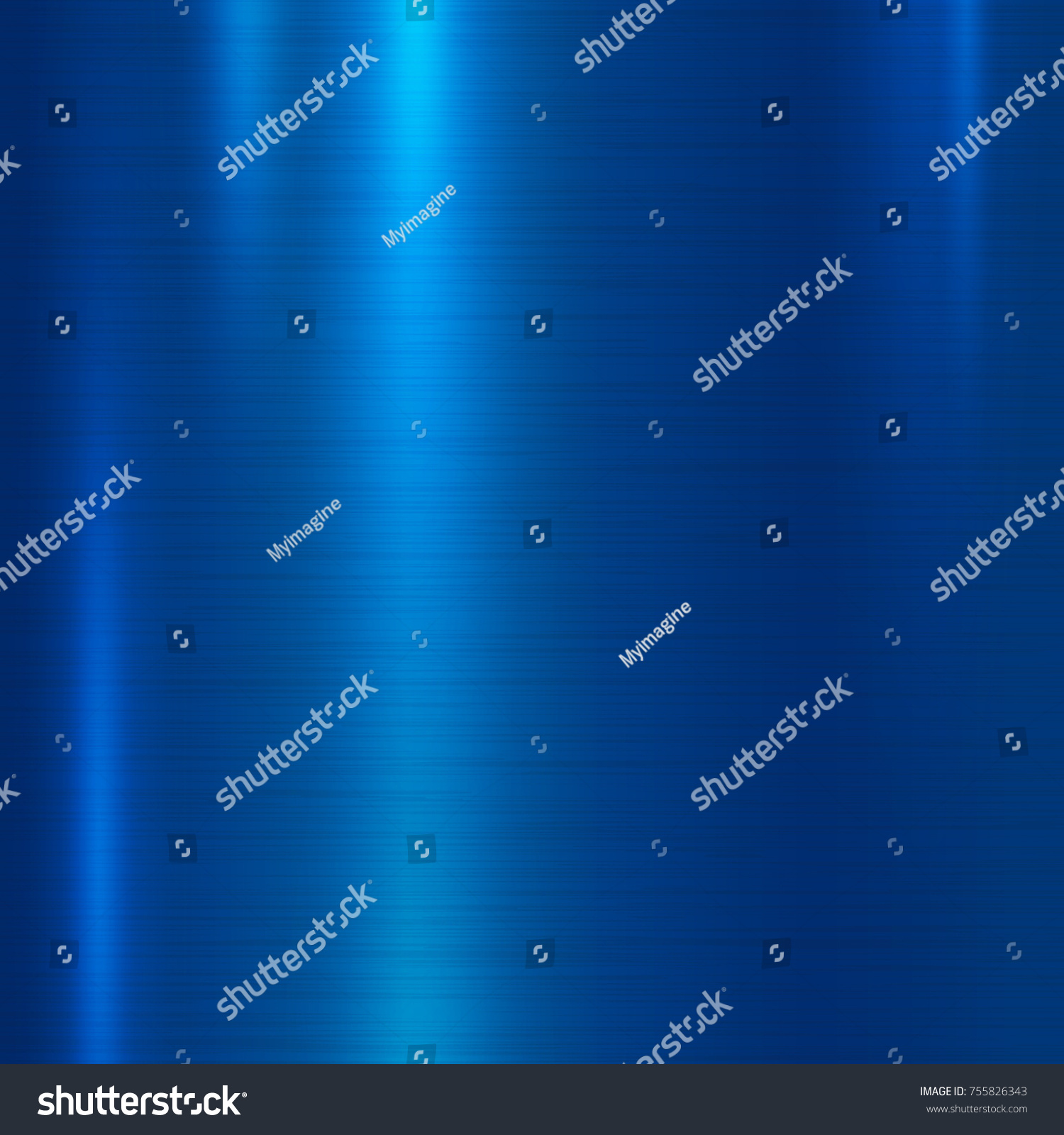 Blue Metal Texture Background Vector Illustration Stock Vector (Royalty ...