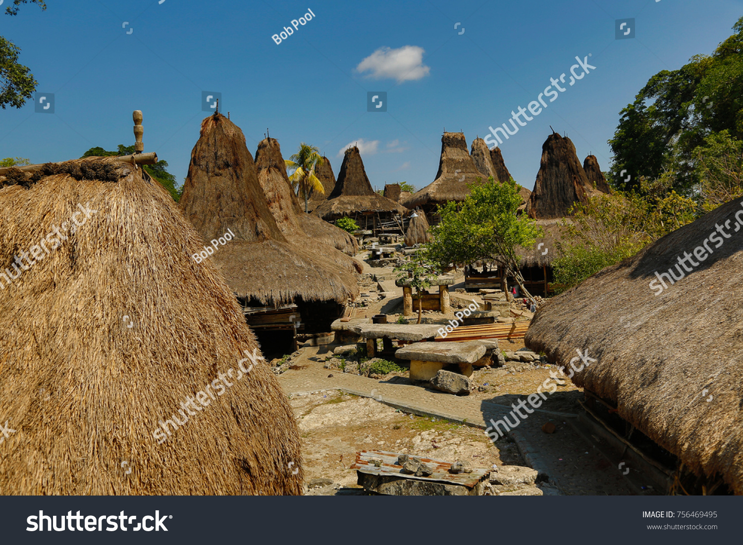 24 Sumbanese Traditional Homes Images, Stock Photos & Vectors ...