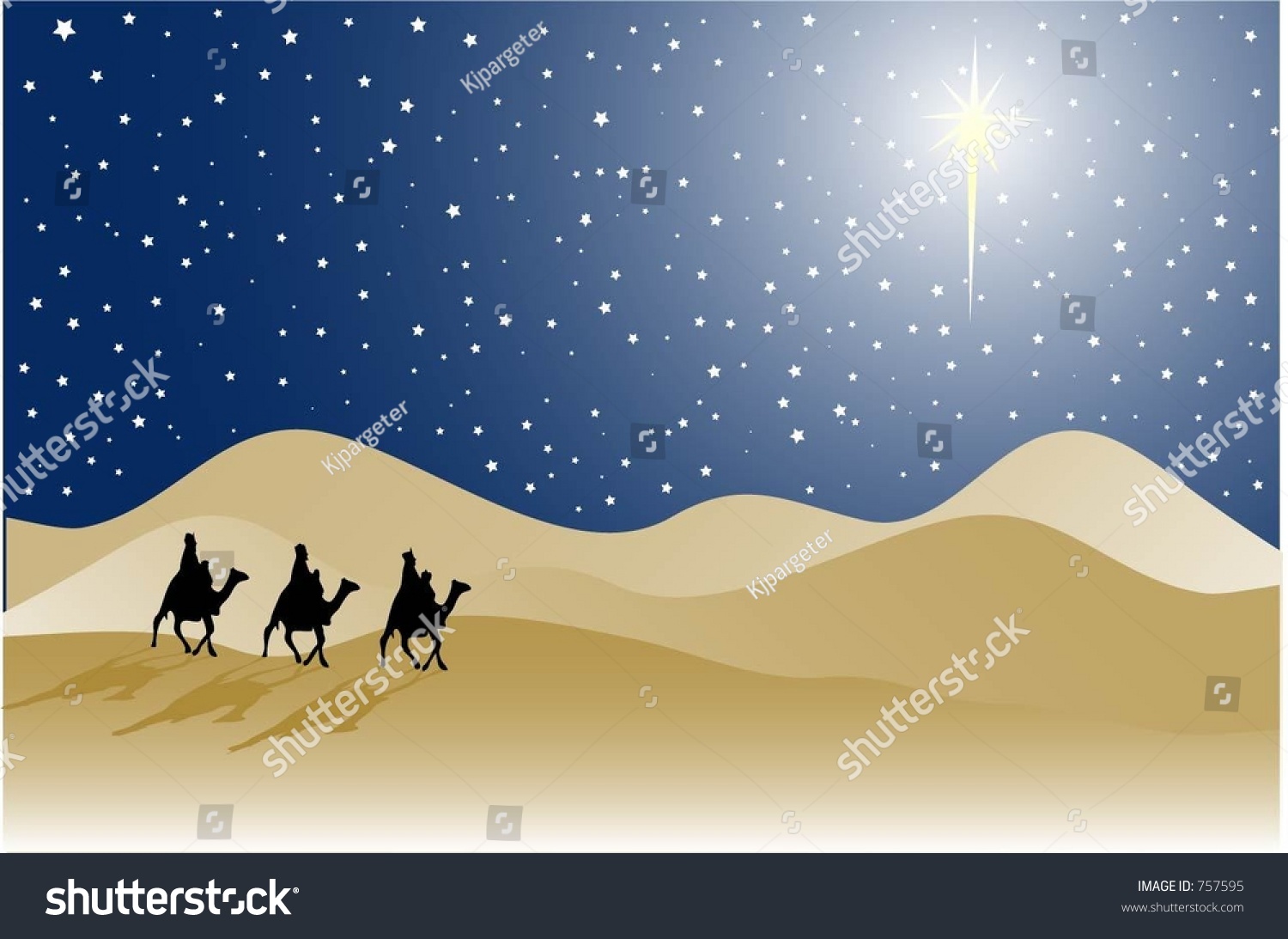 Three Wise Men Vector Stock Vector (Royalty Free) 757595 | Shutterstock