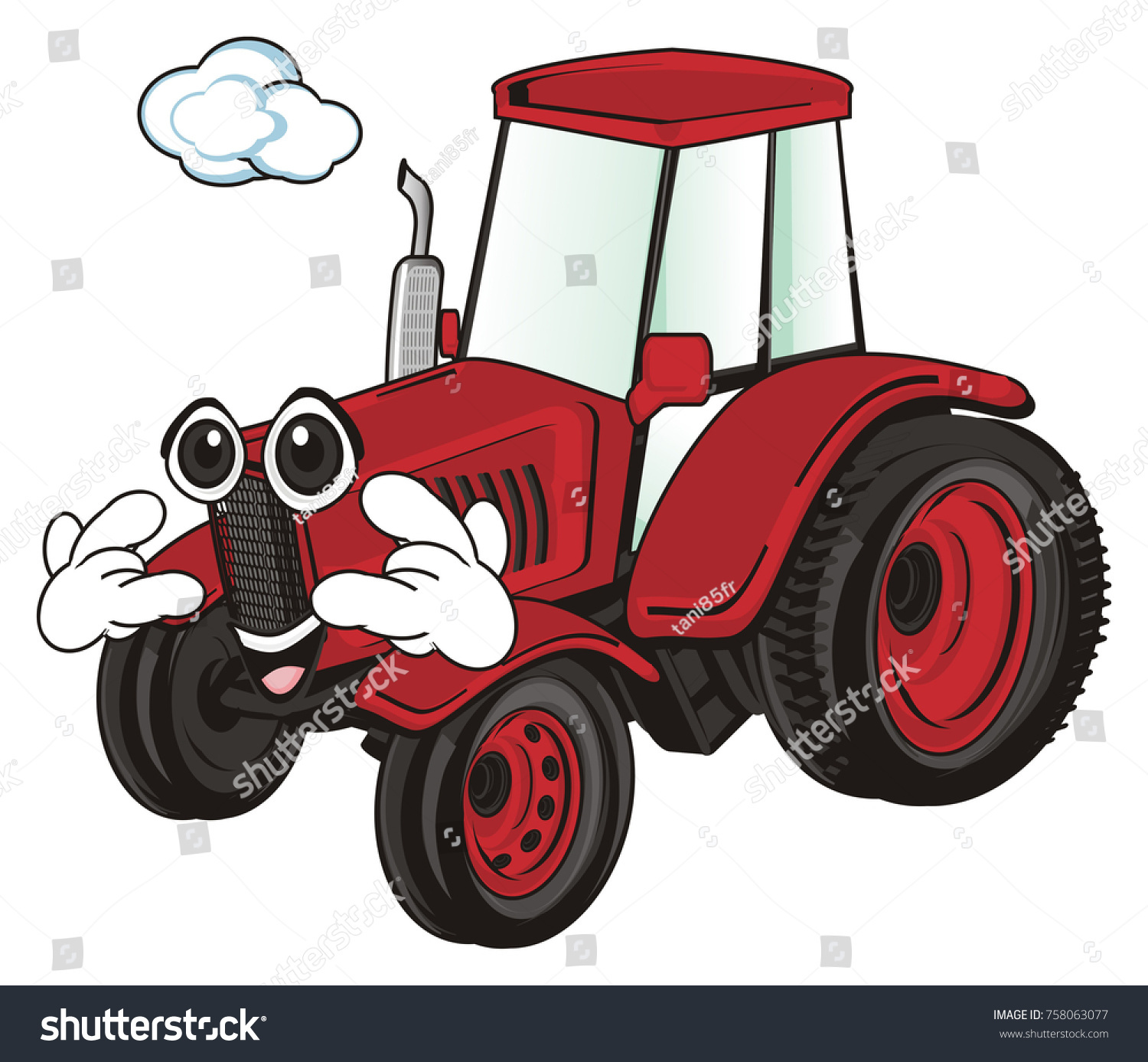 Красный трактор красный трактор