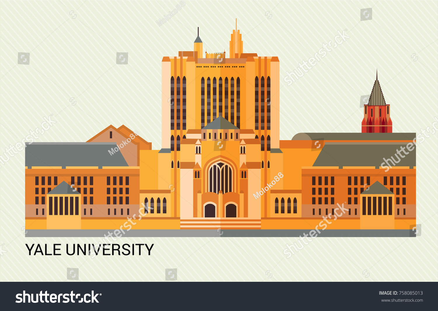 Yale University Vector Illustration Stock Vector Royalty Free Yale University Vector Illustration Stock Vector Royalty Free