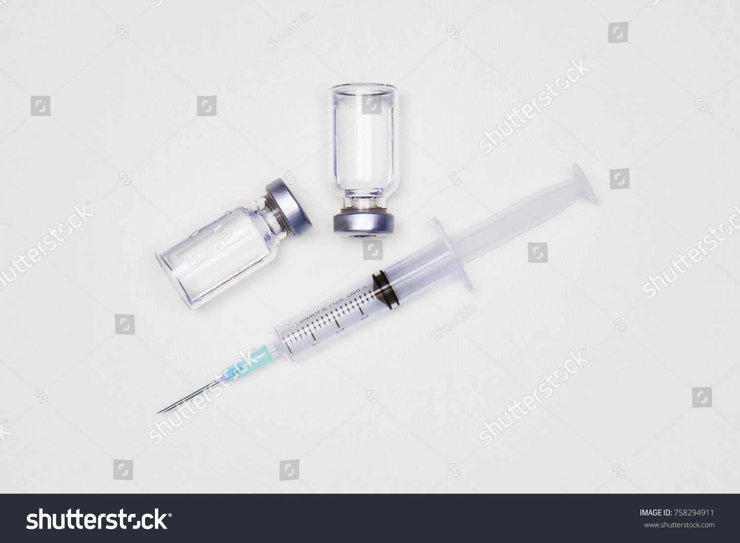 Medicine Bottle Injection Medical Glass Vials Stock Photo 758294911 ...