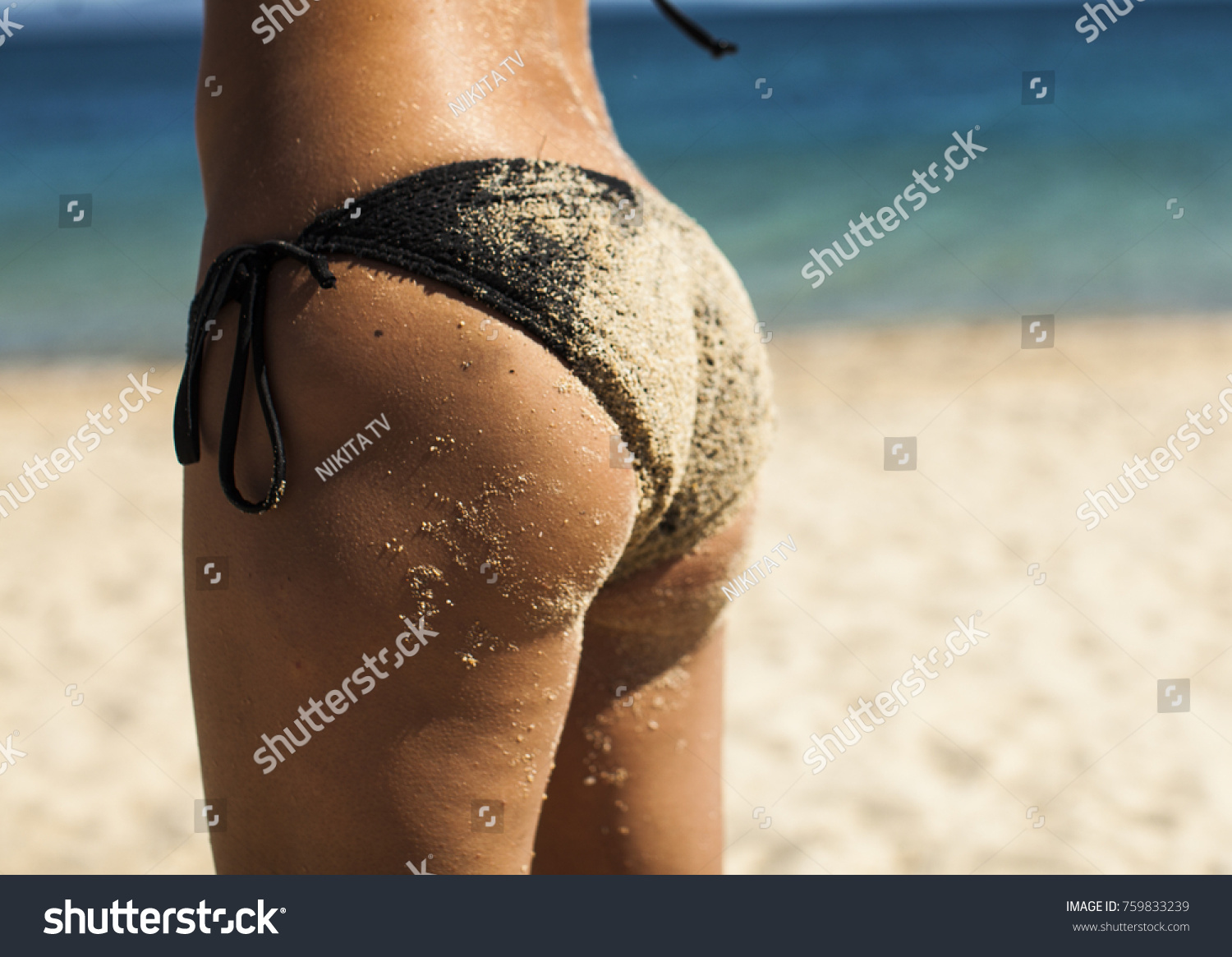 Nice Ass On Beach