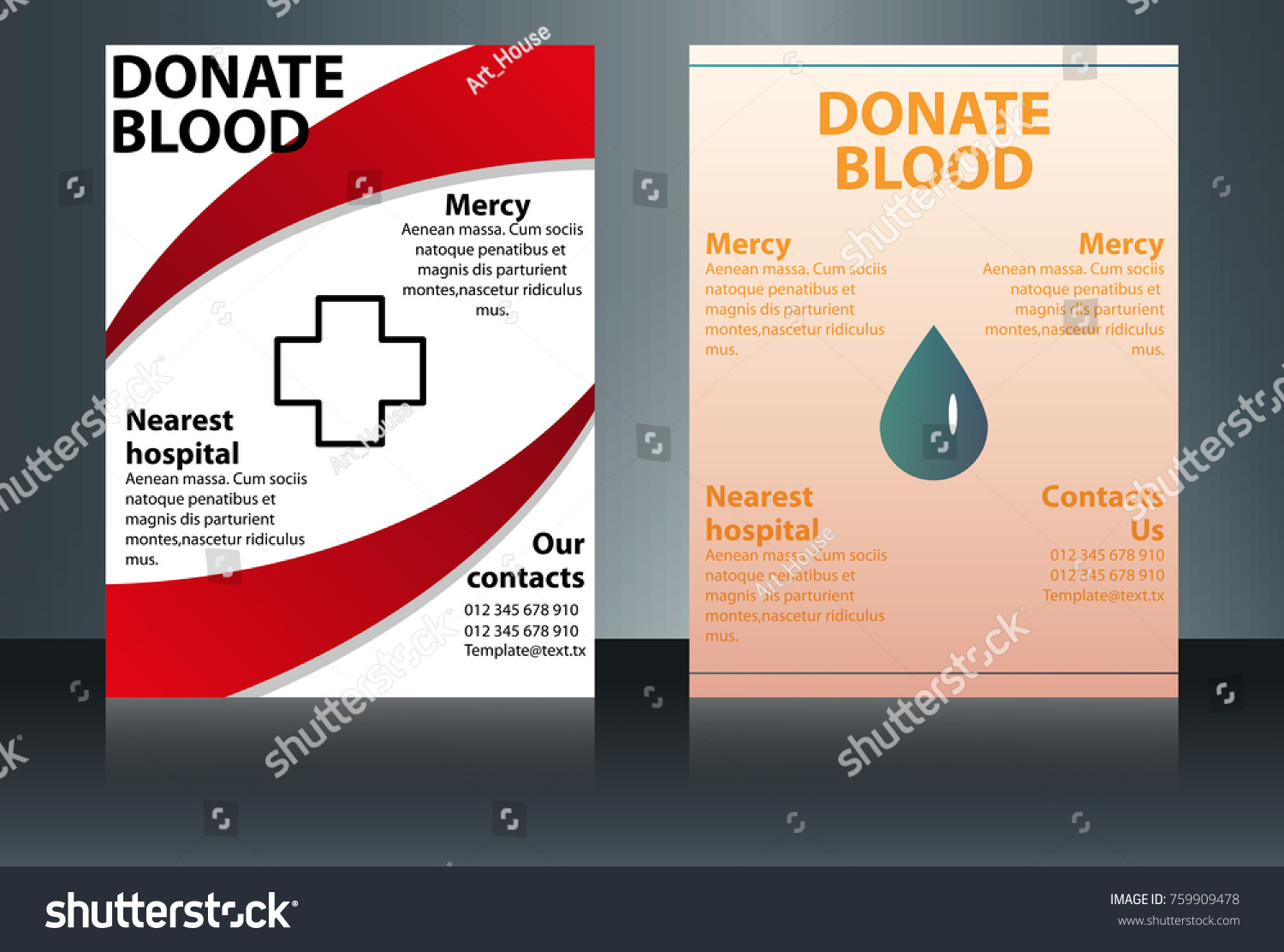 medical poster design template