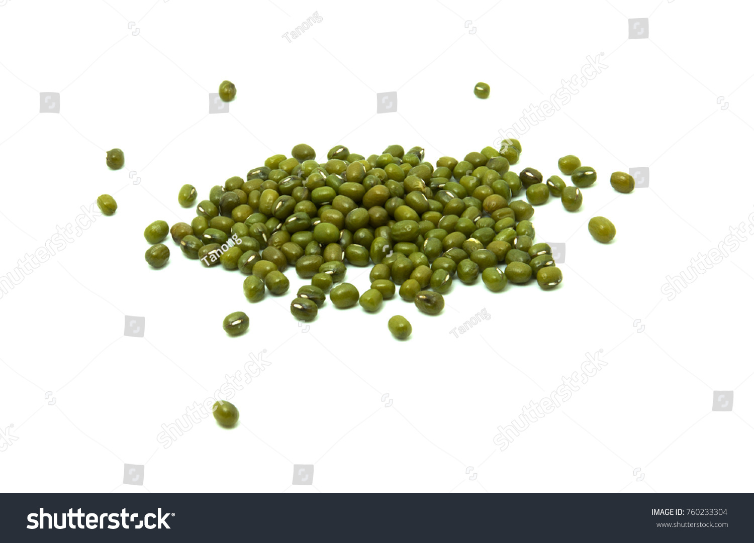 Mung Beans On White Background Stock Photo 760233304 | Shutterstock