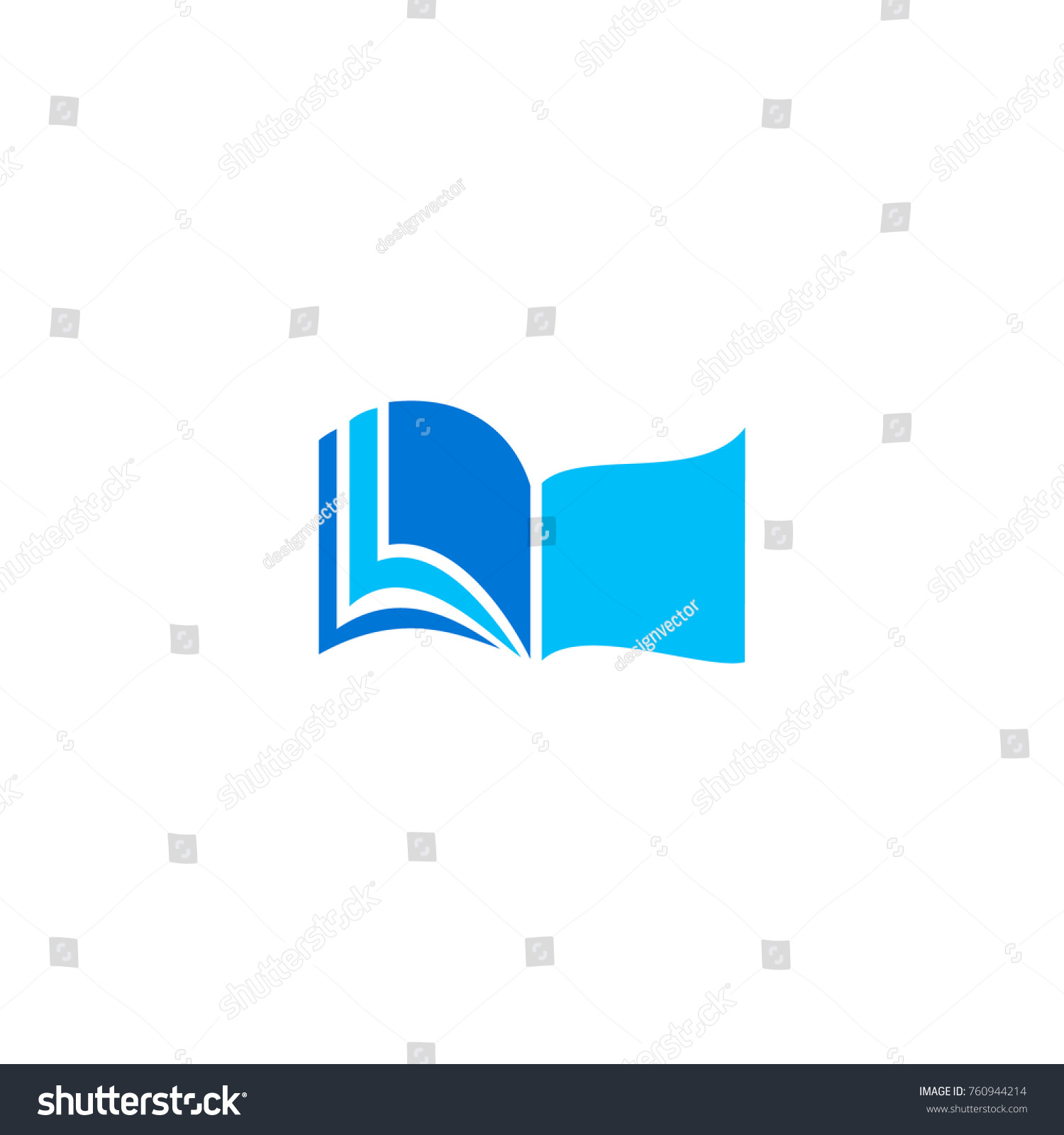 Open Book Education Logo Stock Vector (Royalty Free) 760944214 ...