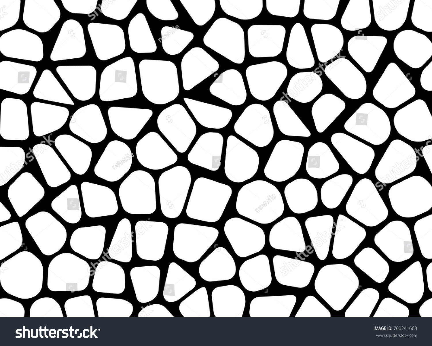 Stone Pebble Texture Silhouette Mosaic Vector Stock Vector (royalty 