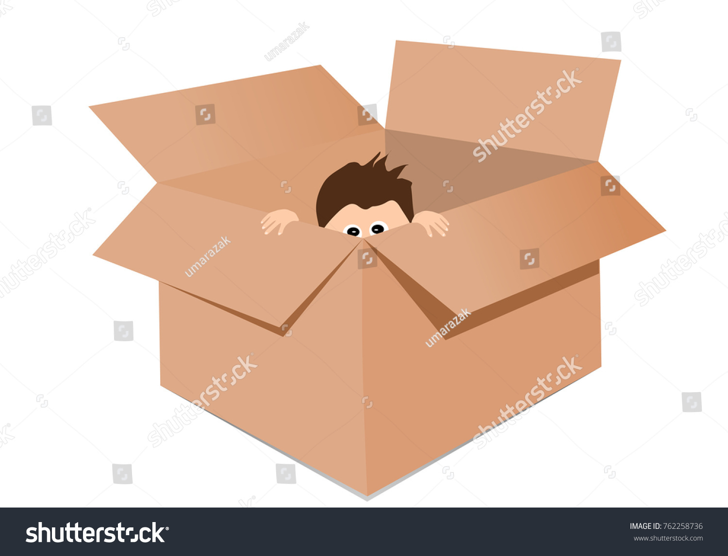 Включи прятаться в коробках