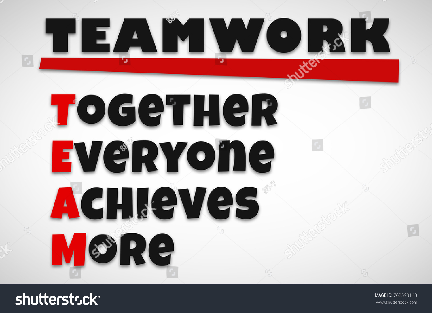 Teamwork Team Concept Stock Illustration 762593143 | Shutterstock