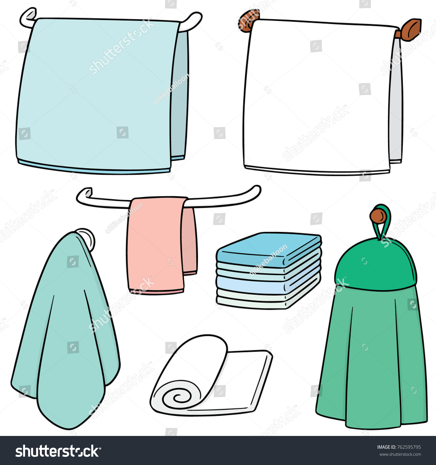 Схематичное изображение полотенца