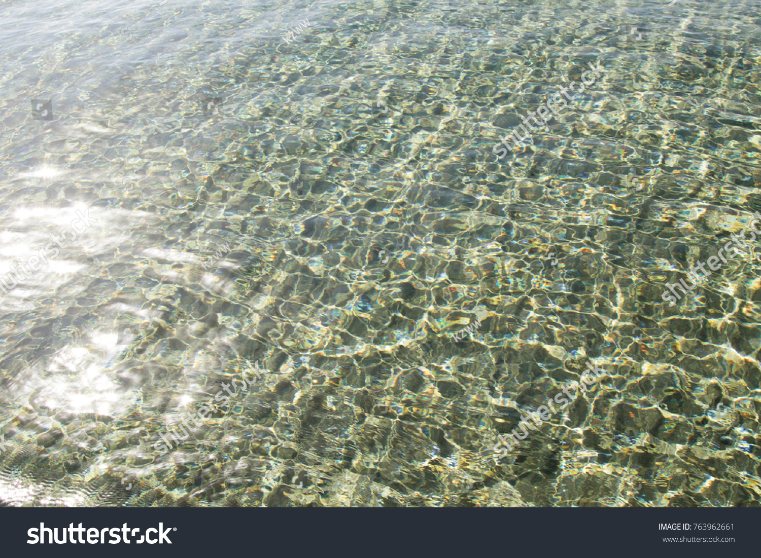 Turquoise Water Ripples Background Wallpaper Stock Photo 763962661 ...