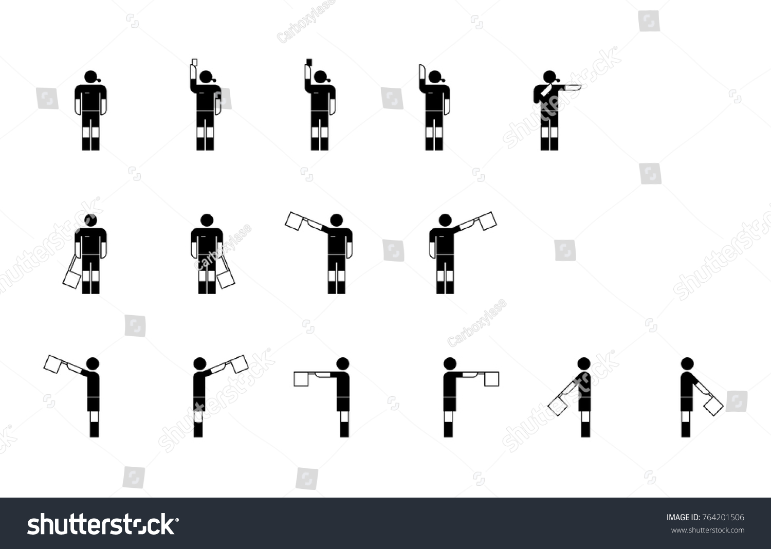 Referee Football Soccer Judge Ruler Whistle Stock Vector (Royalty Free ...